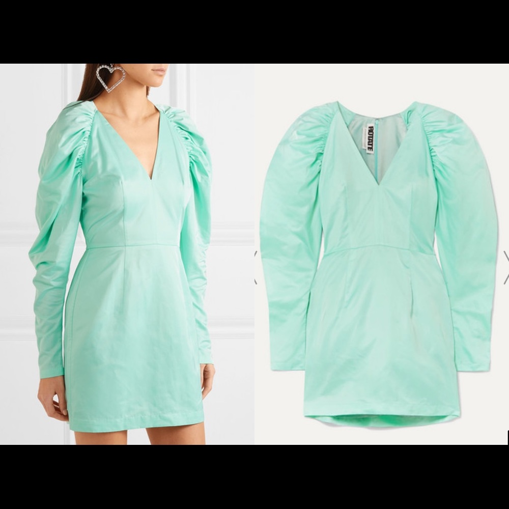 Rotate Birger Christensen Gathered Matte Satin